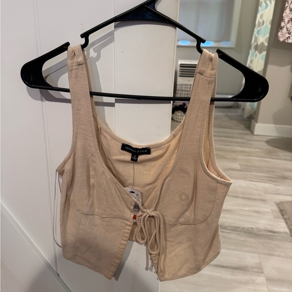 Pacsun Corset Top Size Small Tan - Picture 1 of 4